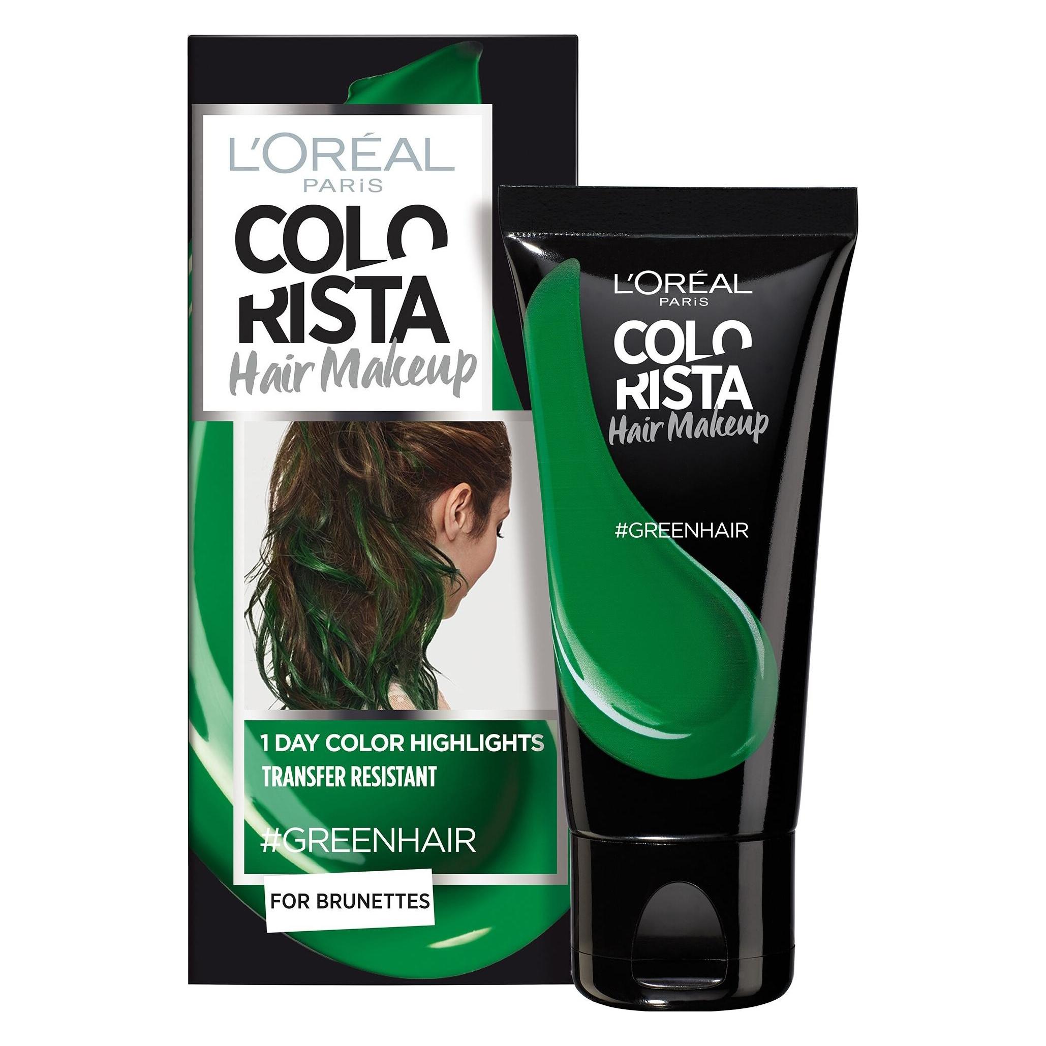 L'Oréal Paris L'oreal Colorista Temporäre Haarfarbe #Greenhair 30ml (#GREENHAIR) (3600523617265)
