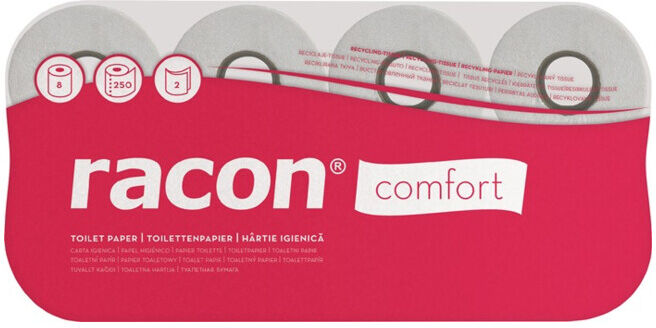 Racon Comfort Papier toilette 2 plis, petits rouleaux ; Temca (090019-01)