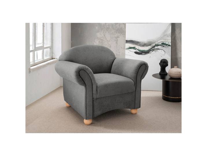 Livetastic Sessel Torello, Graubraun, Holz, Buche, Uni, 90x84x80 cm, Made in EU, erweiterbar (Typenauswahl), Wohnzimmer, Sessel, Sonstige Sessel