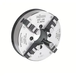 Röhm KRF 200, 4-Backen, mit Spannstift, Zylindrische Zentrieraufnahme, Gusskörper - 150762