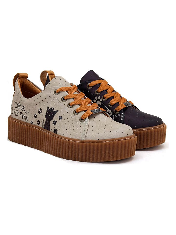 Goby Sneakers in Schwarz/ Creme - 38