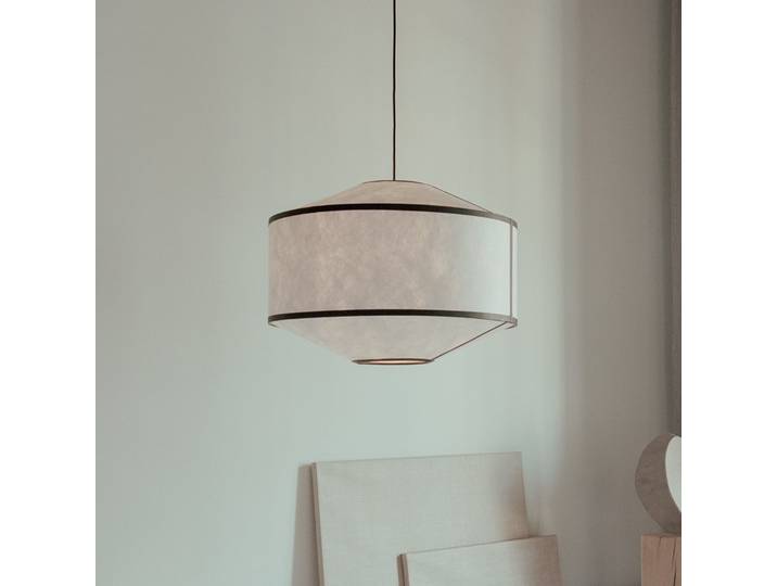 Kite 2B Pendelleuchte Ø65 Weiß/Schwarz - New Works - Wohnzimmer - Design - Kunststoff - Mehrflammig