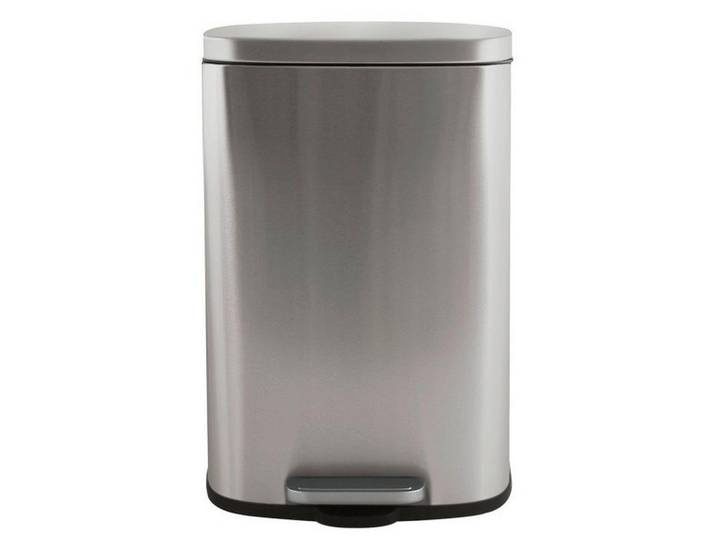 Spirella Treteimer, Silberfarben, Kunststoff, 30 l, 23.5x62.9x34.3 cm, Haushalt & Reinigung, Reinigung, Eimer & Abfallsysteme