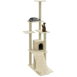 vidaXL Valtenor (155 cm, Creme), Katzenbaum