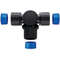 HellermannTyton Kunststoffverschraubung HGL42-T-PA66/TPE-BK