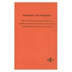 Kritische Untersuchungen über die historische Entwicklung der geografischen Erkenntnisse von der neu, Fachbücher von Alexander Von Humboldt