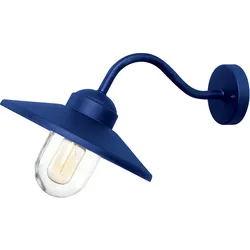 Elstead Elstead Lighting Klampenborg AußenwandleuchteE27 Marineblau IP44 KLAMPENBORG-NVB