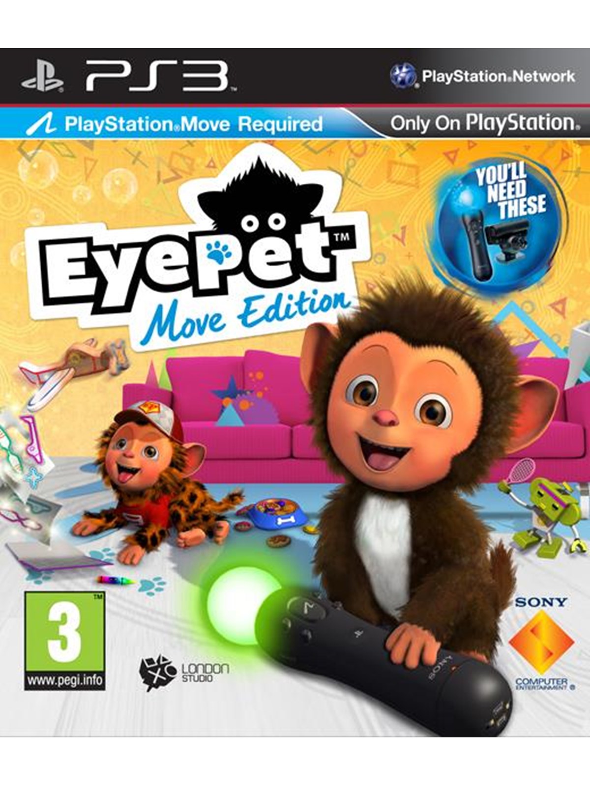 Eyepet Move Edition - Sony PlayStation 3 - Virtual Pet - PEGI 3