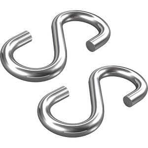 Dörner+Helmer S-Haken 4910074, 4mm, Edelstahl, 2 Stück