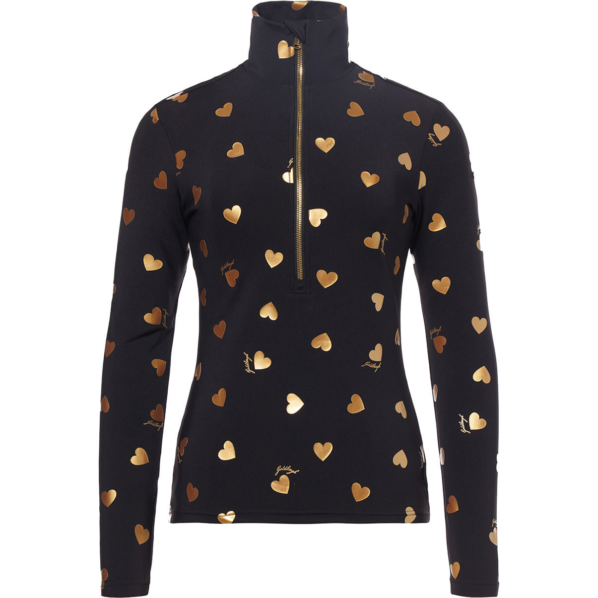 Goldbergh Damen Skishirt AIMI black/gold - M