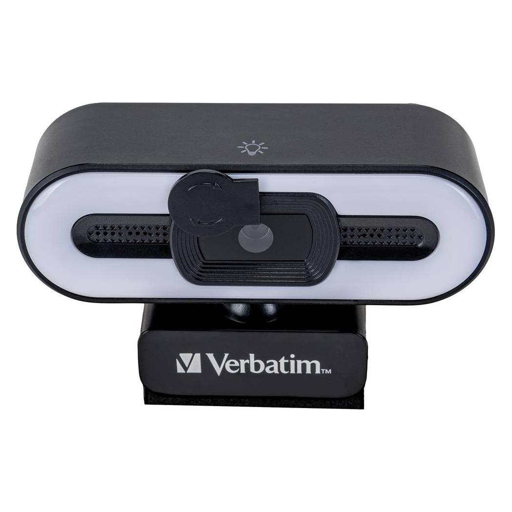 Verbatim Webcam mit Mikro+Licht AWC-02 1080p Autof (2 Mpx) (49579)