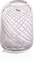 Zodax Chantilly Swirl Glass Bud Vase
