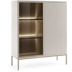VITRINE Kaschmir 104/126/39 cm Deo