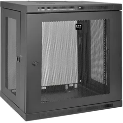 Tripp Lite SRW12U Tiefenverstellbares, kleines SmartRack 12-HE-Rackgehäuse mit flachem Profil zur Wandmontage