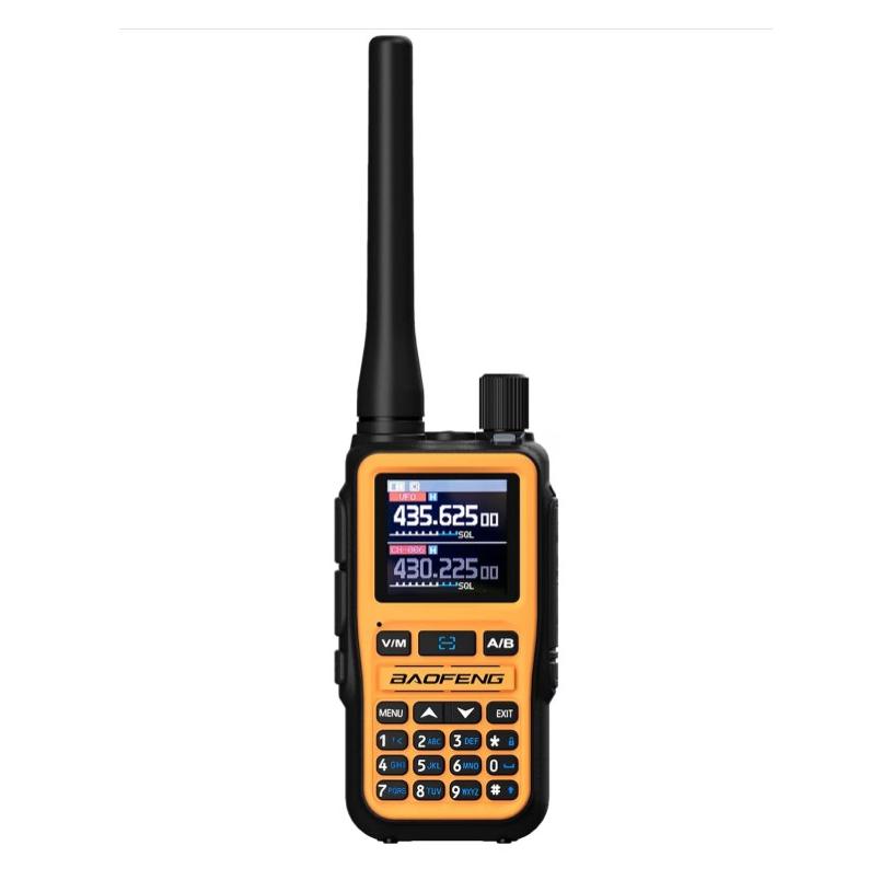 Baofeng Krótkofalówka UV-5R EU MINI USB-C Bluetooth VHF UHF Pasmo Lotnicze Orange (5901247920197)