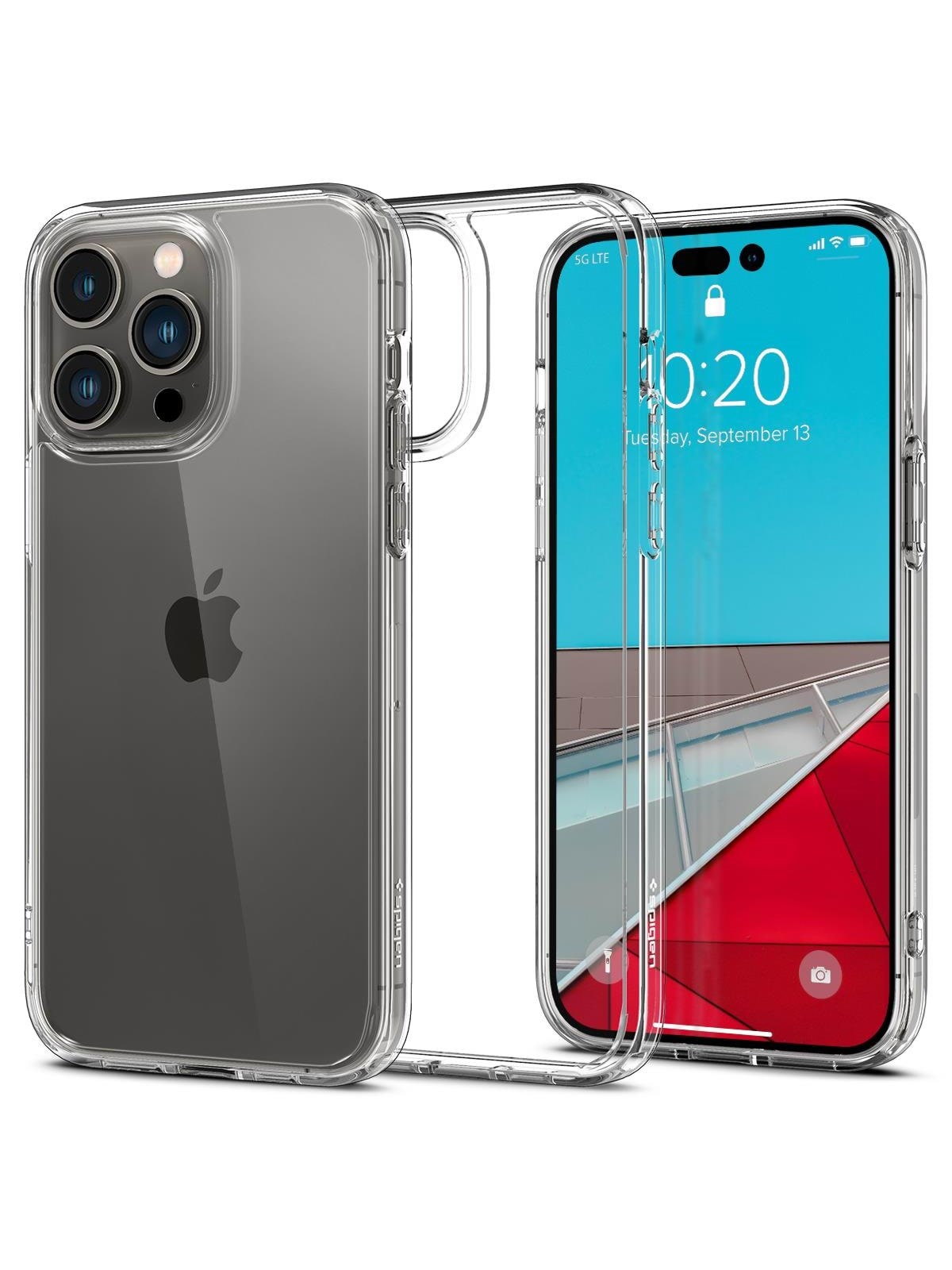 Spigen Crystal Hybrid - crystal clear - iPhone 14 Pro