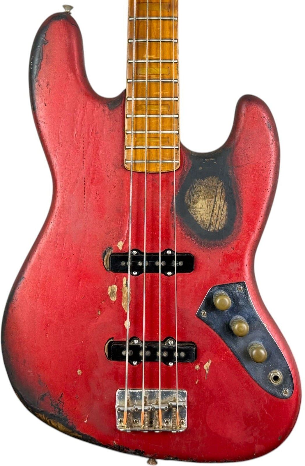 Fender USA Jazz Bass 1976 - rot Repaint   rot - Refurbished