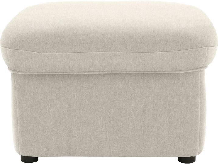 Hocker DOMO COLLECTION Faenza , beige, B:60cm H:41cm T:60cm, 92% Polyester, 8% Nylon, Hocker, Hocker, DOMO collection Hocker, in grosser Farbvielfalt