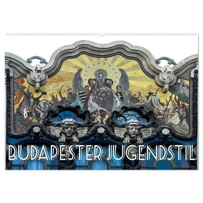 Budapester Jugendstil (Wandkalender 2026 DIN A2 quer), CALVENDO Monatskalender