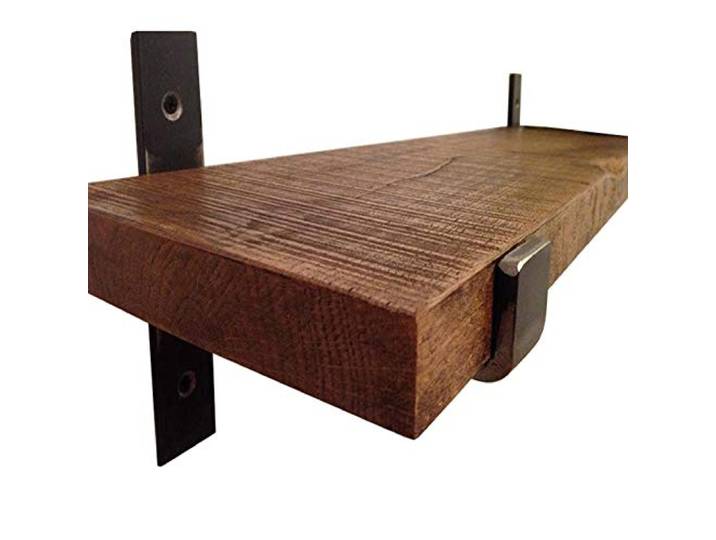 Rustikales Regalbrett Regal Schwimmende Regal für die wand Wandregal aus Holz und Metall, Schweberegal Wandboard Hängeregal bauernregal, dekorativ Küche Wohnzimmer Schlafzimmer Flur ( Size : 100cm )