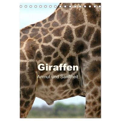 Giraffen - Anmut und Sanftheit (Tischkalender 2027 DIN A5 hoch), CALVENDO Monatskalender