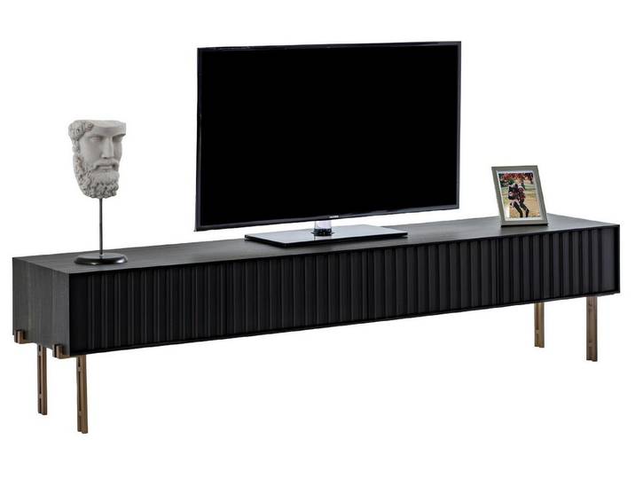 Xlmoebel TV-Schrank Moderner Medienschrank in Holzoptik mit viel Stauraum (TV-Ständer) Hergestellt in Europa