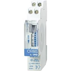 ORBIS Zeitschalttechnik UNO QRD 230 V Hutschienen-Zeitschaltuhr analog 230 V/AC OB400232