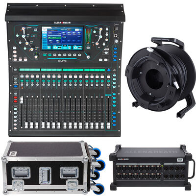 Allen & Heath SQ5, Case, DX168/X Bundle II Noir