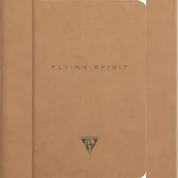 Clairefontaine 5x Flying Spirit Heft liniert 11x17 cm 48 Blatt - Braun 103506C