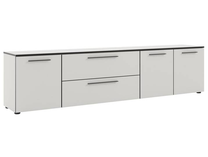 Novel XL-TV-Lowboard SOUL, Weiß, Holznachbildung