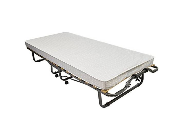Veraflex 270/80x200 COV Gästebett, 200 x 80 x 39 cm, Metall Rahmen anthrazit, Matratze hellgrau incl. Schutzhülle