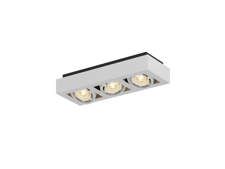 Plafonnier en aluminium blanc