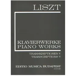 Klavierwerke Serie 2 Band 20 Transkriptionen Band 5 broschiert, Fachbücher von Franz Liszt