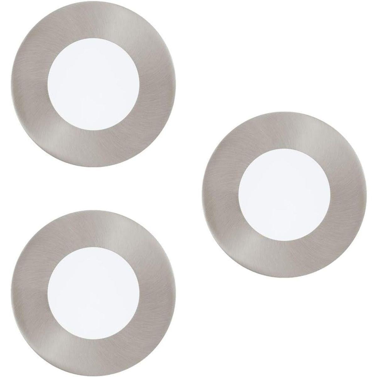 Eglo Fueva-C slim inbouwspotsysteem met Bluetooth, nikkelkleur en wit, LED, 2700 K - 6500 K