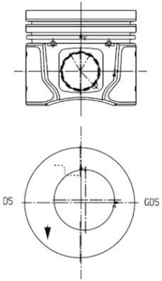 Kolbenschmidt Kolben 99963600 Für Ford
