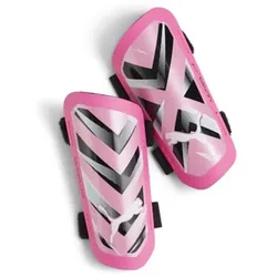 Puma Ultra Light Strap Schienbeinschoner - pink/schwarz - M