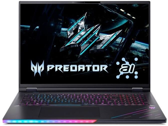 Acer Predator Helios 18 AI PH18-73-97VL 18" WQXGA MiniLED Core U9 275HX 32GB/1TB RTX5080 Win 11 (NH.QVYEG.00U)