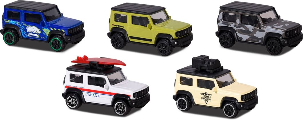 Simba Majorette-Giftpack 5 Coche Suzuky Jimny.
