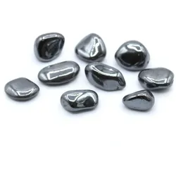 Pack of 24 L Tumble Stones - Hematite