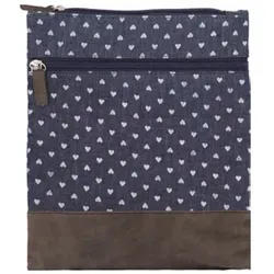 Canvas Crossbag 020 (Denim Heart)