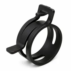Federbandschelle schwarz 12mm Bandbreite - 13,0 - 14,5 mm