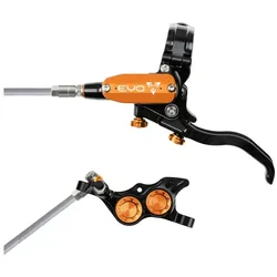 HOPE Scheibenbremse EVO TR4 | einzeln | schwarz/orange Vorderradbremse