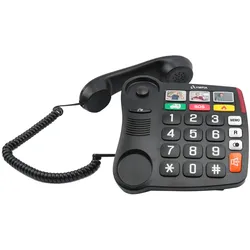 Olympia Telefon 4500, schnurgebunden, Telefon, Schwarz, Weiss