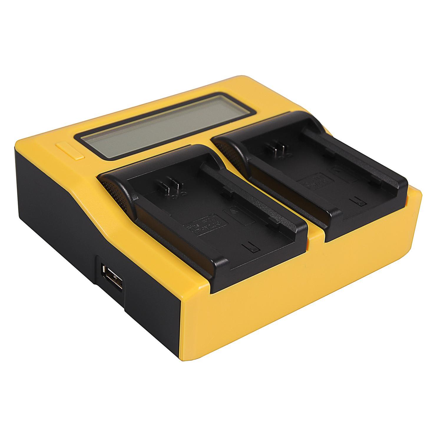 Patona Dual LCD USB Ladegerät f. Fuji NP-W235 Fujifilm XT4 X-T4 (Kamera Akku Ladegerät) (34684215)