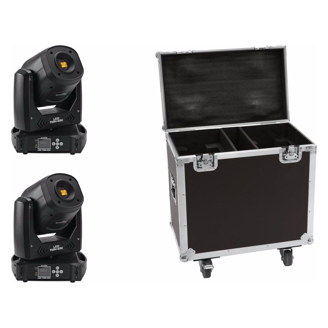 Eurolite Set 2x LED TMH-S90 + Case (90 W, LED) (20000743)