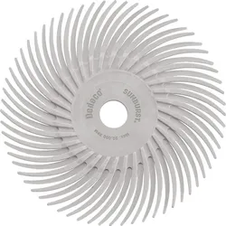 Tyrolit Radialbürstenscheibe PREMIUM SUNBURST D.9,53mm K.120 weiß