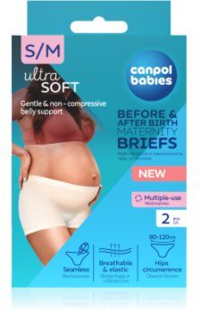 Canpol Babies Maternity Briefs cuecas para gravidez e pós-parto 2 em 1 tamanho S/M 2 un.. Maternity Briefs