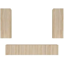 vidaXL, TV Möbel, Jagonos (4 Stück) (30.50 x 30 x 30 cm)