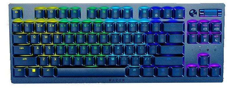 Razer DeathStalker V2 Pro TKL optisch toetsenbord met lineaire rode schakelaars en Razer Chroma-verlichting