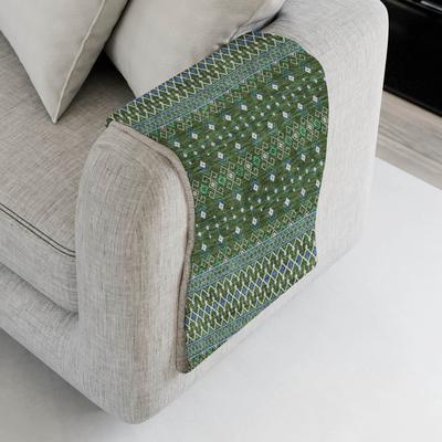 Addison Rugs Premium Machine Washable Boho Moroccan Sherpa Throw Blanket